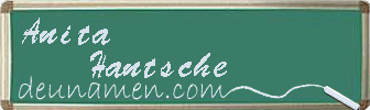 Anita Hantsche Visitenkarte